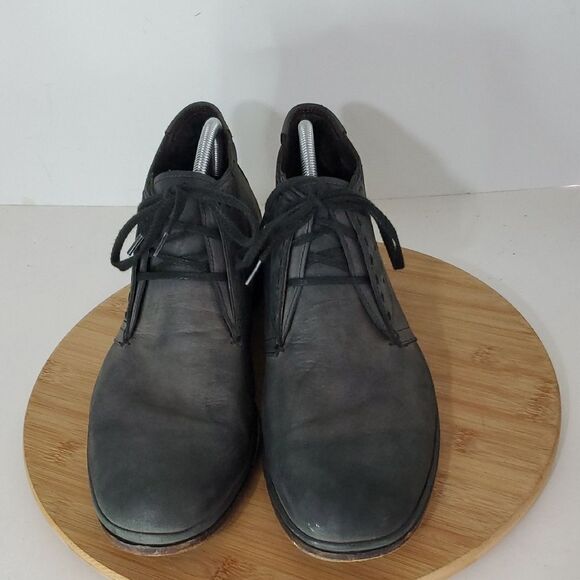 John Varvatos Black Leather Chukka Boots Men\'s Size 10.5 main image 10